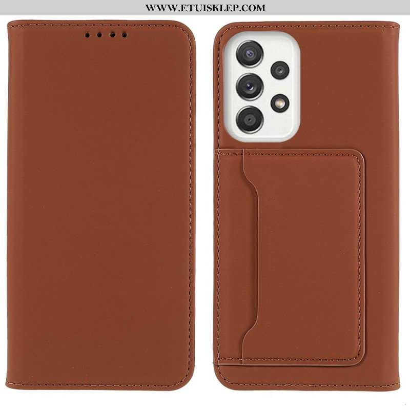 Etui Na Telefon do Samsung Galaxy A53 5G Etui Folio Stojak Na Karty